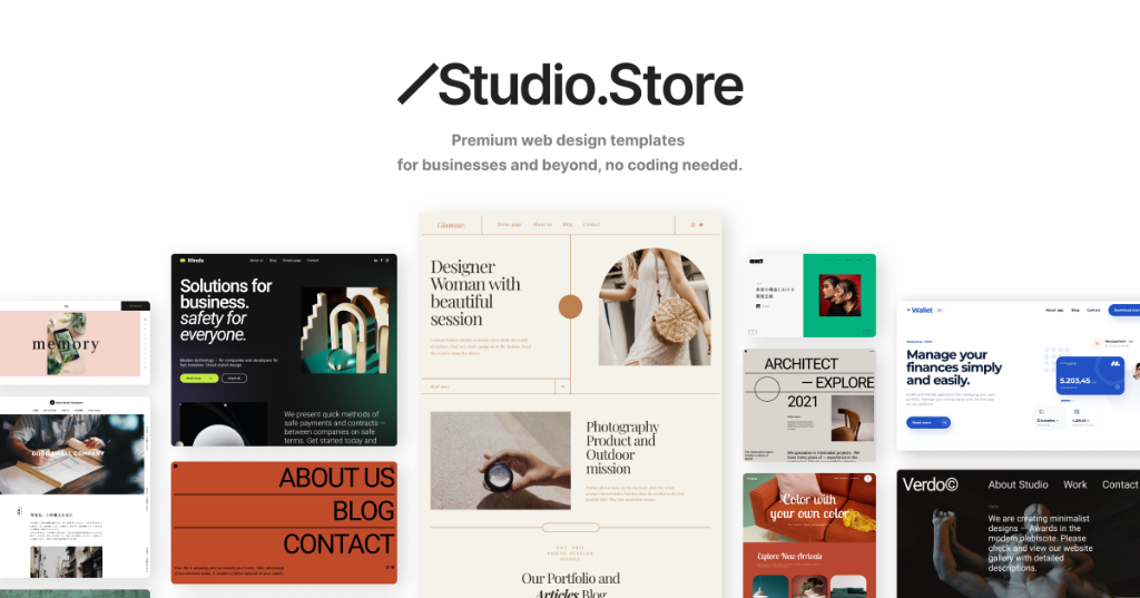 Studio Store Template